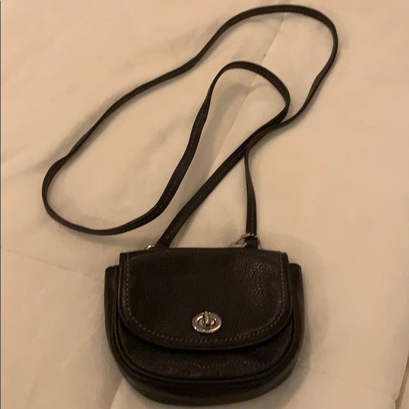 Coach Handbags - Coach small crossbody black leather